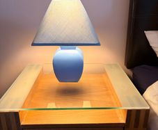 Blue Bedside Lamp