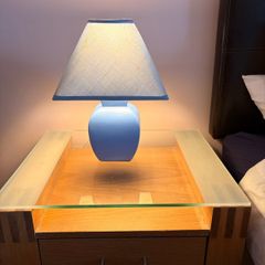Blue Bedside Lamp