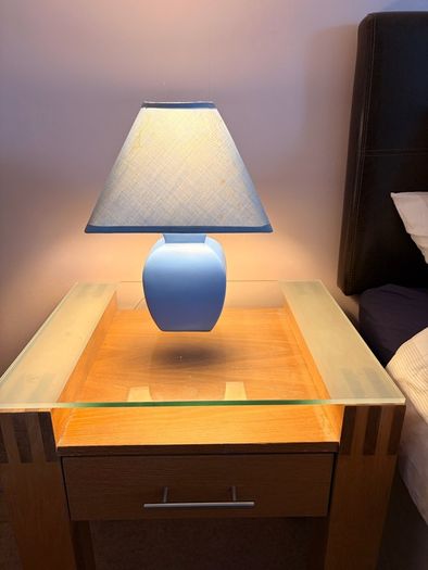 Blue Bedside Lamp