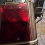 Vintage East German B/C Button Accordion  Red Pea Image 6