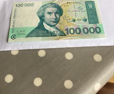 Croatia 100,000 Dinar Uncirculated Banknote