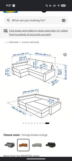 ikea sofa bed