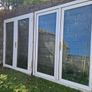 French doors, matching pair of munster joinery double glazed PVC doors, In good condition, no cracks or damage,  will clean up a treat, comes Locks and keys - Dimensions 1800x2100 Image 5