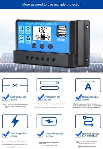 solar charge controler 10a 20a 30a 40a 50a 60a