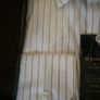 Hammond & Co. by Patrick Grant Fine Stripe Tailored Fit Shirt New With Tags Wine & White 19" Collar Fits up to 54" Chest Payment by Paypal or Revolut Image 5
