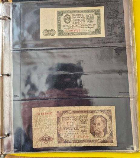 Old Polish banknotes from 1919 to 1994
