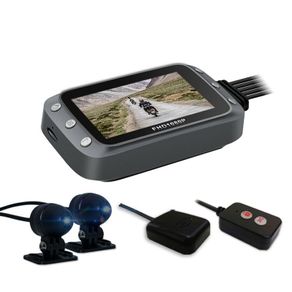 WiFi Motorcycle DVR Dash Cam 1080P+1080P Full HD Front Rear View Waterproof Motorcycle Camera GPS Logger Recorder Box