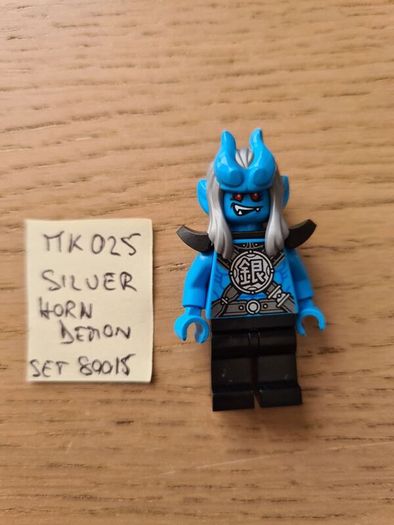 lego mk025 silver horn demon, set monkie kid 80015