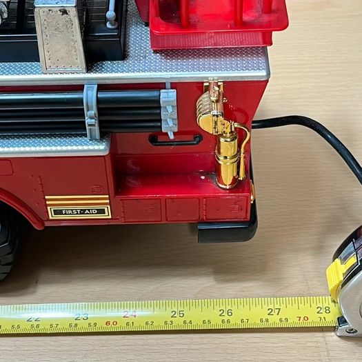 New Bright Fire Engine Truck No 230 Wired Remote - Rare - Vintage - Boxed