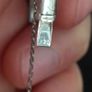 Vintage Etched Sterling Silver Bangle Image 3