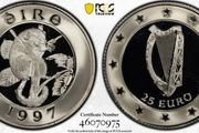 Ireland 25 Euro 1997 Silver Piedfort Dormouse - 500 Mintage