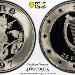 Ireland 25 Euro 1997 Silver Piedfort Dormouse - 500 Mintage