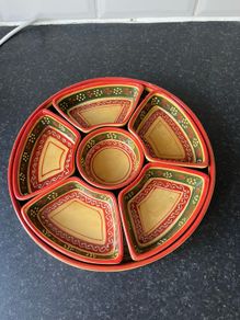 Mexican ceramic nacho dish