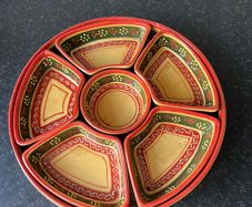 Mexican ceramic nacho dish