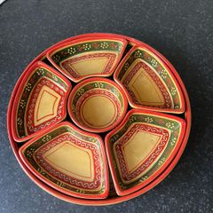 Mexican ceramic nacho dish