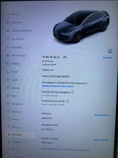 Tesla Model X 2020 - 6 Seaters