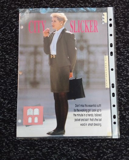 Vintage Clothes Patterns : " Easy Living " and " City Slicker " : 1980s