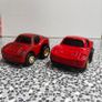 Pair of Tonka Mini Red Coupe Race Sports Cars from 1970s Image 2
