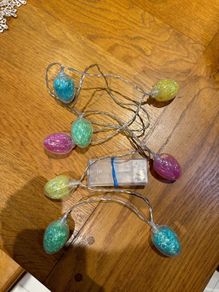 Easter lights - egg shape