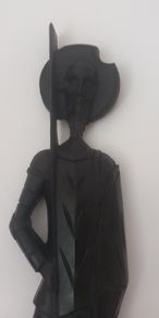 Pair of wooden kitchen ornaments