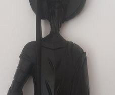 Pair of wooden kitchen ornaments