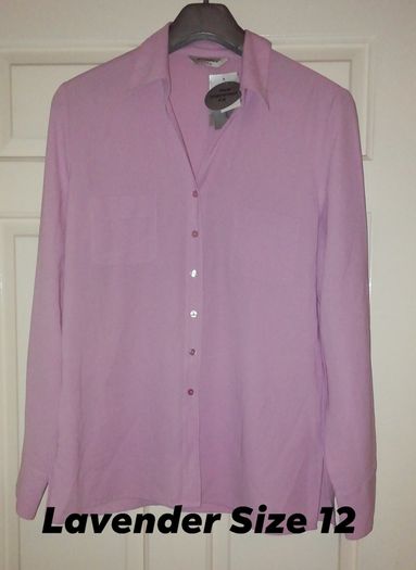 Lavender Blouse Shirt