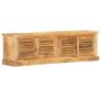 Storage Bench 128 cm Solid Mango Wood Image 8