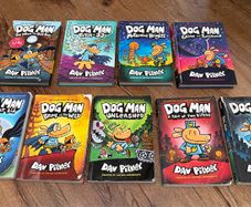Dog Man Books 4 hardbacks, 5 paperbacks