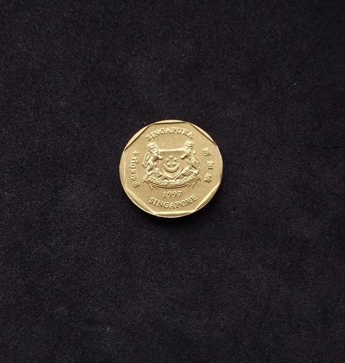 Singapore One Dollar 1997 Coin