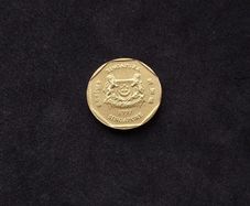 Singapore One Dollar 1997 Coin