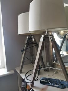 Tripod Lamps x two