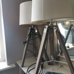 Tripod Lamps x two