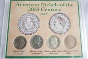 American Nickels Of The 20th Century Coin Set In Hard Plastic Display Holder