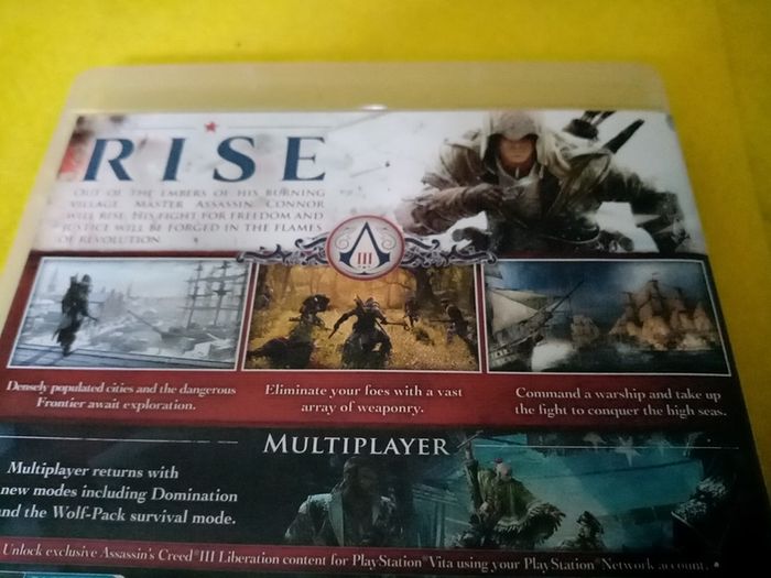 Assassins Creed 3 PlayStation 3 Ps3 Games Original