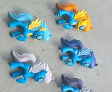 7 x Mini 2inch Figure Bundle Lot MLP G4 My Little Pony