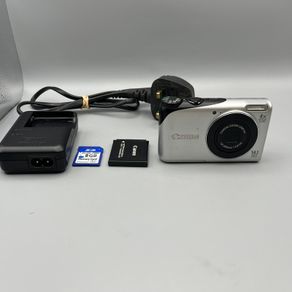 Canon PowerShot A2200 HD 14.1MP Digital Camera Silver and Black - Full Kit
