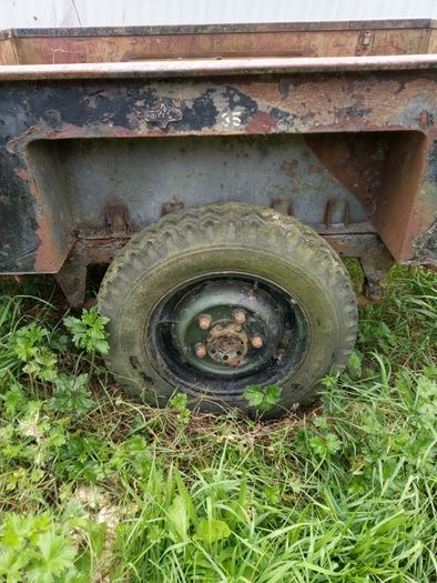 Vintage army trailer