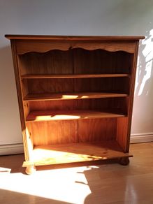 Wooden bookcase
