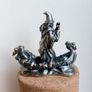 Metal Figure With Crystal - The Wizard Of The Lake Image 4