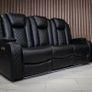 Ashbyrne electric Recliner Sofa black Image 9