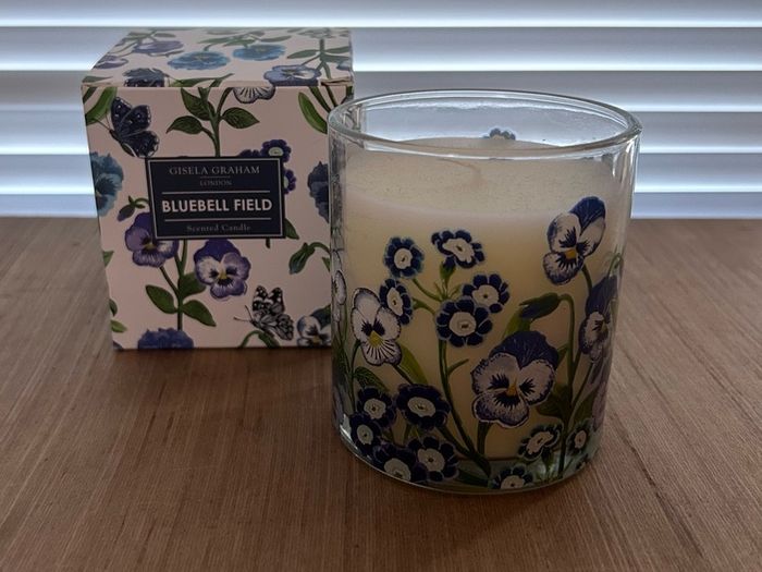 Gisela Graham Scented Boxed Candle - Bluebell Field