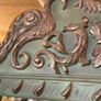FLASH SALE! Was 1250 Now 700 !! Exquisite Large Ornate Carved Wood Painted Mirror Image 5