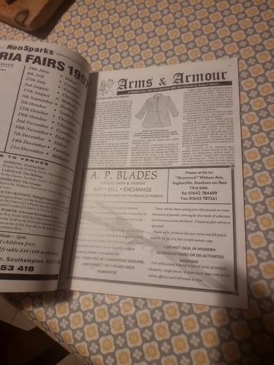 The Armourer magazine Aug 1997 and Military Hobbies Dec 1994
