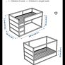IKEA Kura Mid Sleeper Reversible Kids Loft Bed Image 2