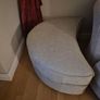 Double Swivel Chair & Footstool Image 2