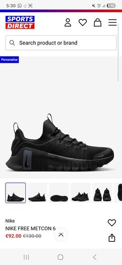 Nike Free Metcon 6 Mens Workout Shoes - 13