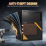 Depository Drop Cabinet Safe - 70L Large Size with Digital Keypad Lock and Anti Theft, Business Security Safe Box with Alarm Function, Large Drop Slot Box for Cash Slip Office Home Image 2
