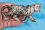 Hand-Carved Stone Leopard