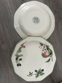 Pair of Churchill Victorian Orchard Dinner Plates