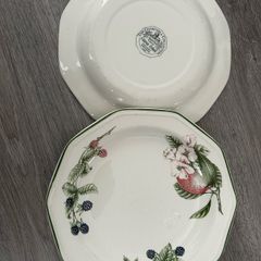 Pair of Churchill Victorian Orchard Dinner Plates